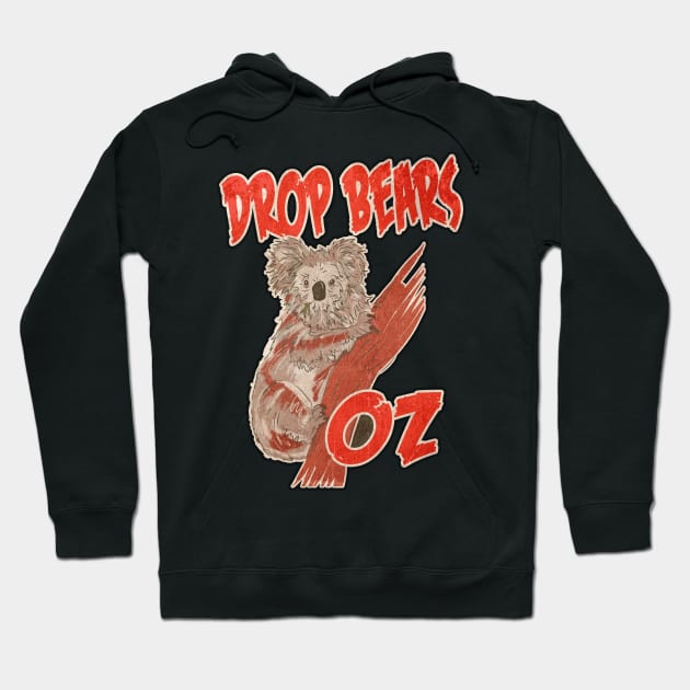 Ozzie Drop Bear Hoodie by silentrob668